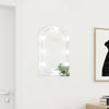 Vidaxx Spiegel mit LED-Beleuchtungsbogen 60x40 cm Glas