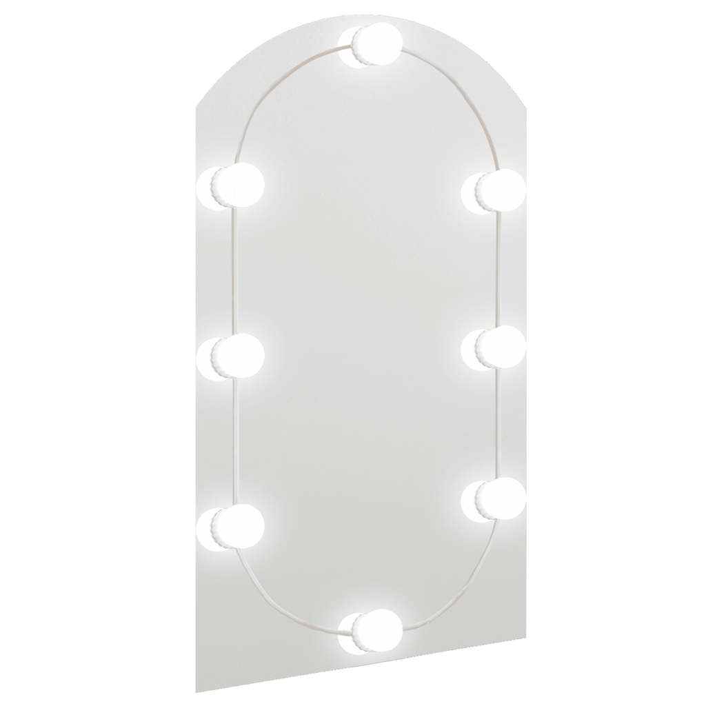 VIDAXL -Spiegel mit LED -Beleuchtung Boog 70x40 cm Glas