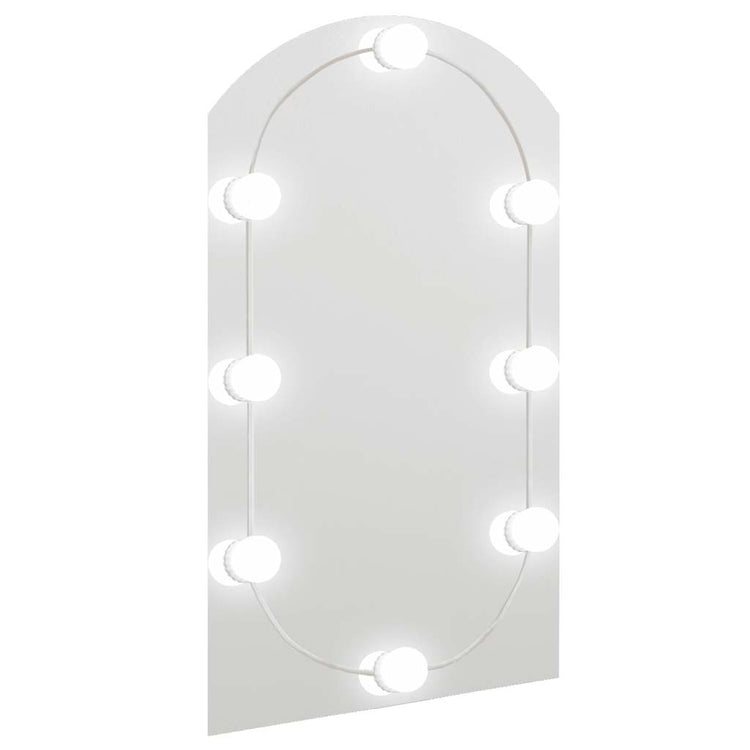 VIDAXL -Spiegel mit LED -Beleuchtung Boog 70x40 cm Glas
