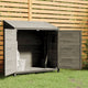 Vidaxl Garden Shed 102x52x112 cm Festkiefer -Holz -Anthrazit -gelöscht