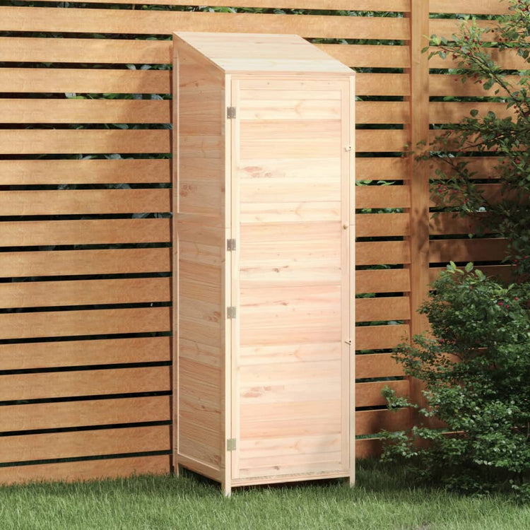 Vidaxl Garden Shed 55x52x174,5 cm Festkieferholz