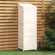 Vidaxl Garden Shed 55x52x174,5 cm Festkiefer weiß