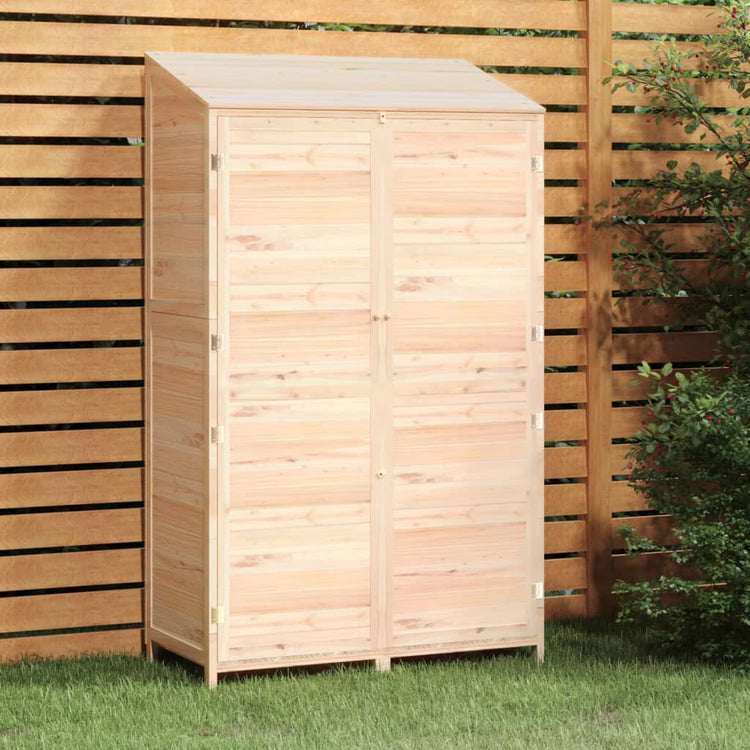 Vidaxl Garden Shed 102x52x174,5 cm Festkieferholz