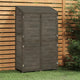 Vidaxl Garden Shed 102x52x174,5 cm Festkiefer -Holz -Anthrazit -gelöscht