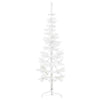 Vidaxl Kunstkerstboom Hälfte mit Standardschmal 120 cm Weiß