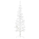 Vidaxl Kunstkerstboom Hälfte mit Standardschmal 120 cm Weiß