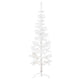 Vidaxl Kunstkerstboom halbe mit Standard schmal 180 cm Weiß