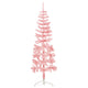 Vidaxl KunstKerStboom Hälfte mit Standard schmal 150 cm rosa