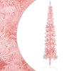 Vidaxl KunstkerStboom Hälfte mit Standard schmal 240 cm Pink