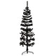 Vidaxl Kunstkerstboom Hälfte mit Standardschmaler 120 cm Schwarz