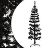 Vidaxl Kunstkerstboom Hälfte mit Standard schmal 150 cm Schwarz