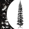 Vidaxl Kunstkerstboom Hälfte mit Standardschmaler 210 cm Schwarz