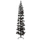 Vidaxl Kunstkerstboom Hälfte mit Standardschmale 240 cm Schwarz