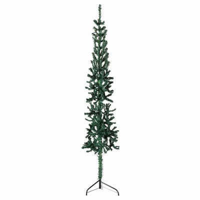 Vidaxl Kunstkerstboom halb mit Standardschmal 120 cm Grün