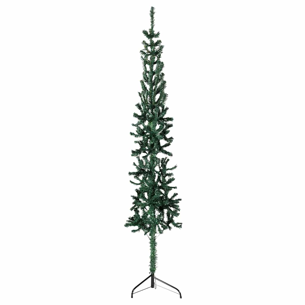 Vidaxl Kunstkerstboom halb mit Standardschmal 150 cm Grün
