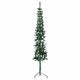 Vidaxl Kunstkerstboom halb mit Standardschmal 150 cm Grün