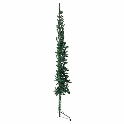 Vidaxl Kunstkerstboom Hälfte mit Standardschmaler 210 cm Grün