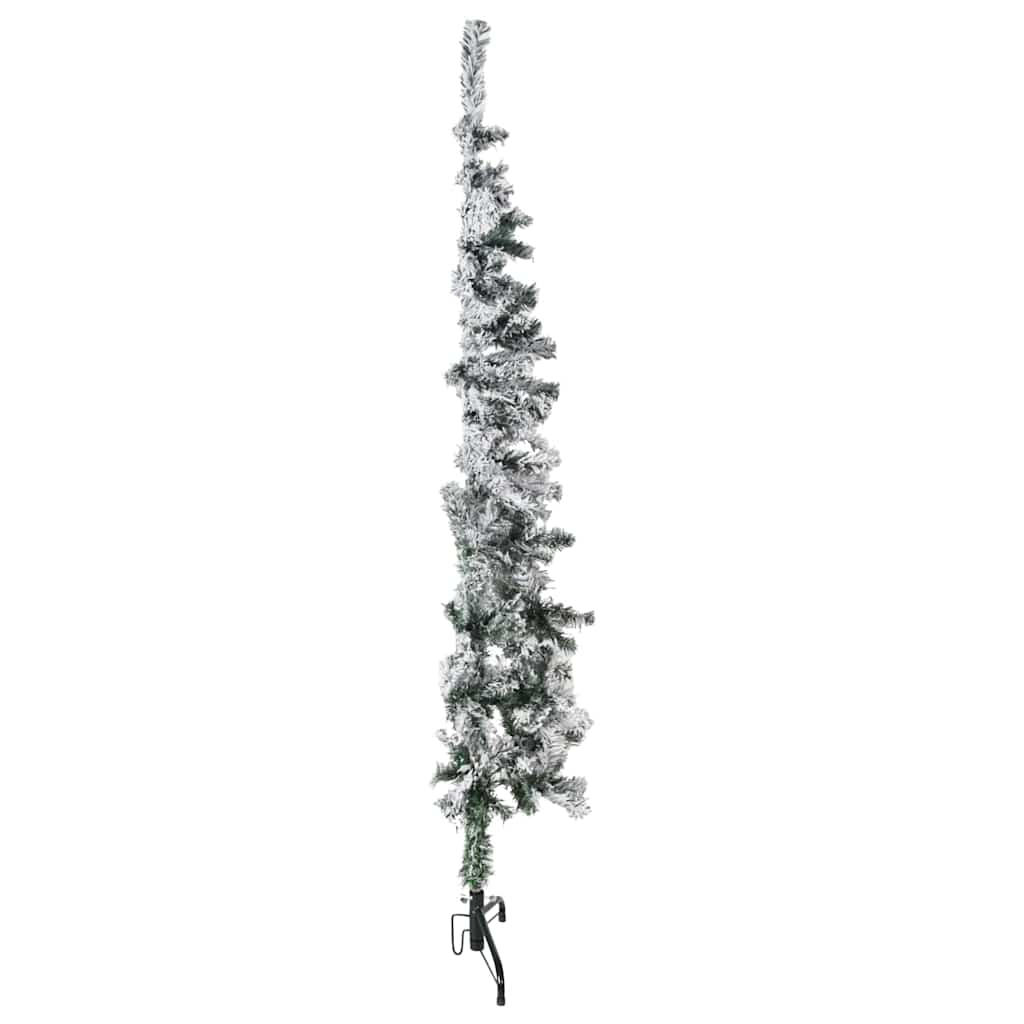 Vidaxl Kunstkerstboom halb mit schneebeschmaler 150 cm