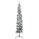 Vidaxl Kunstkerstboom halbe mit schneebedeckten 240 cm