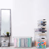 VIDAXL -Speicherboxen 2 ST mit Deckel 32 l transparent