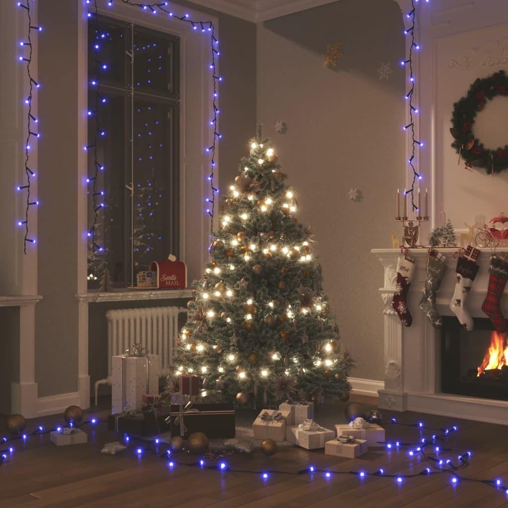 Vidaxl Light Girland mit 600 LEDs Blau 60 m PVC