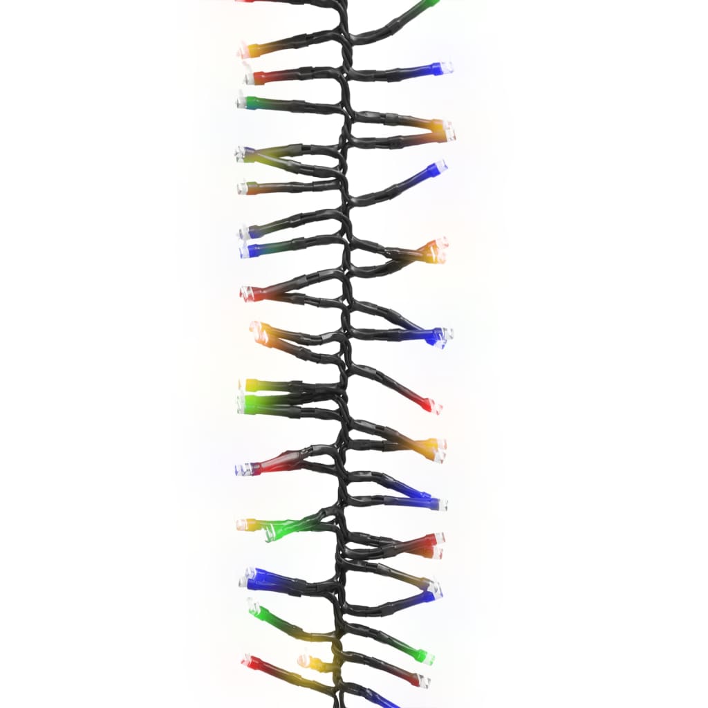 Vidaxl Light Girland Cluster mit 400 LEDs mehrfarbig 7,4 m PVC