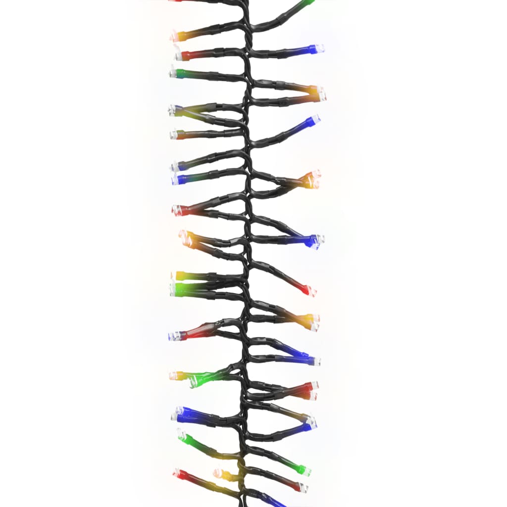 Vidaxl Light Girland Cluster mit 2000 LEDs mehrfarbig 17 m PVC
