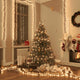 Vidaxl Light Girland Cluster mit 3000 LEDs warm weiß 23 m PVC