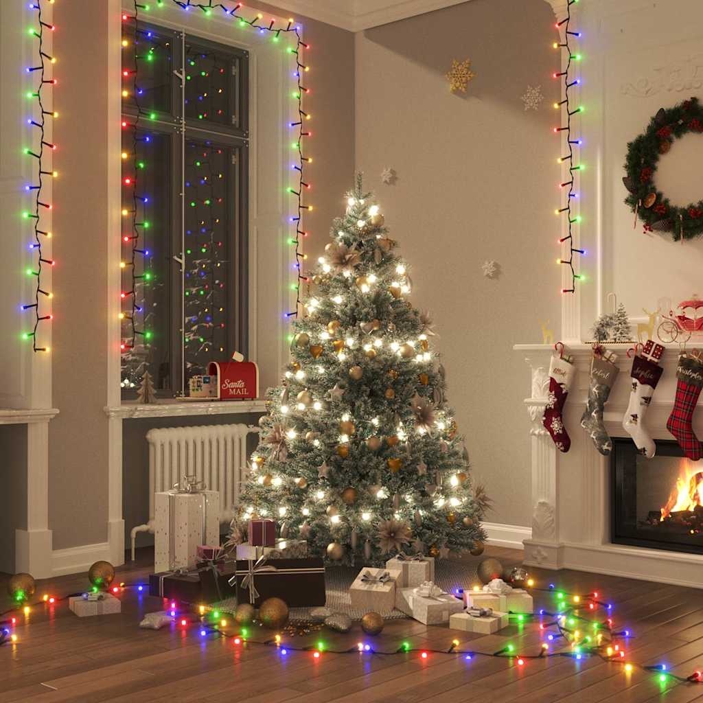 Vidaxl Light Garland Compact mit 1000 LEDs Multi -Colored 25 m PVC