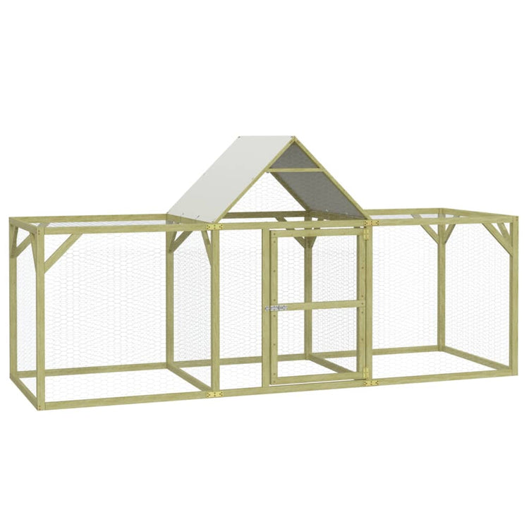 VIDAXL -Hühner Coop 300x100x150 cm imprägnierte feste Kiefer