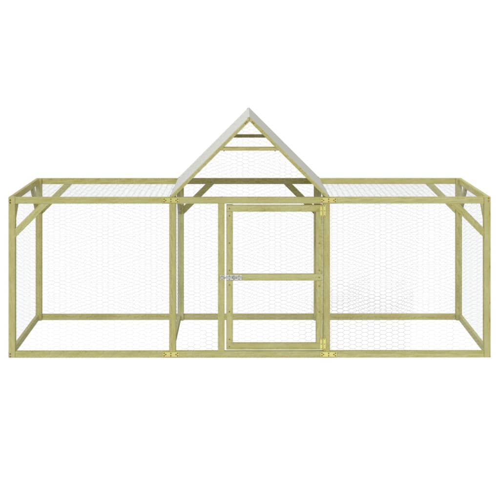 VIDAXL -Hühner Coop 300x100x150 cm imprägnierte feste Kiefer