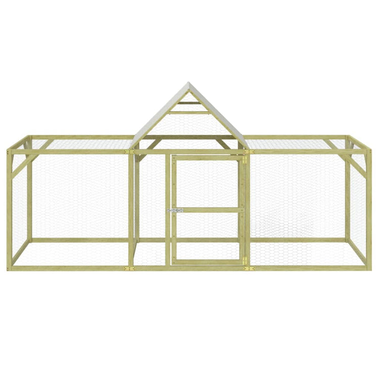 VIDAXL -Hühner Coop 300x100x150 cm imprägnierte feste Kiefer