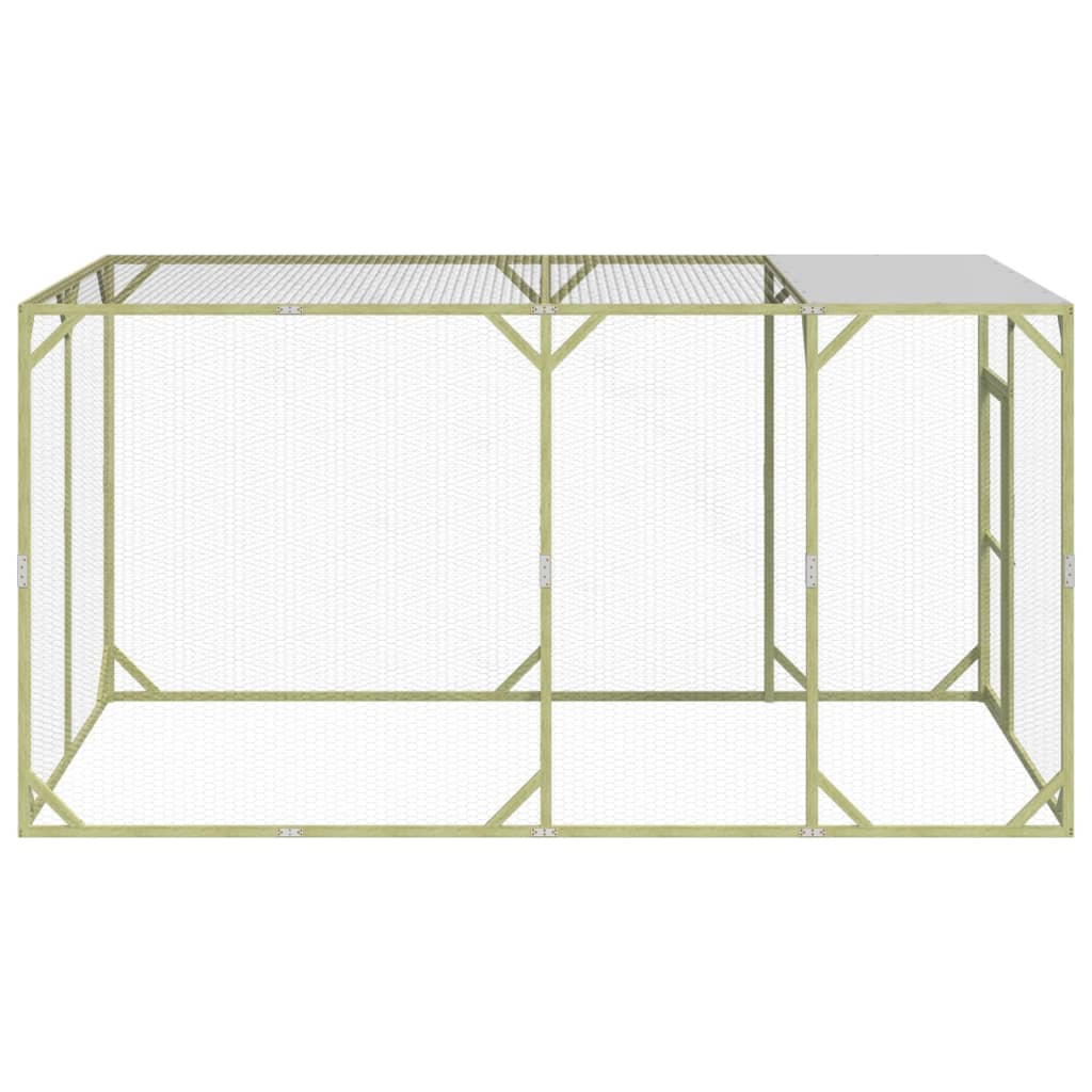 VIDAXL -Hühner Coop 200x400x200 cm imprägnierte Festkiefer