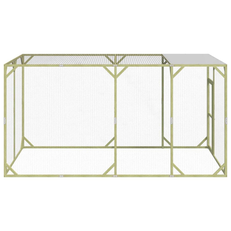 VIDAXL -Hühner Coop 200x400x200 cm imprägnierte Festkiefer