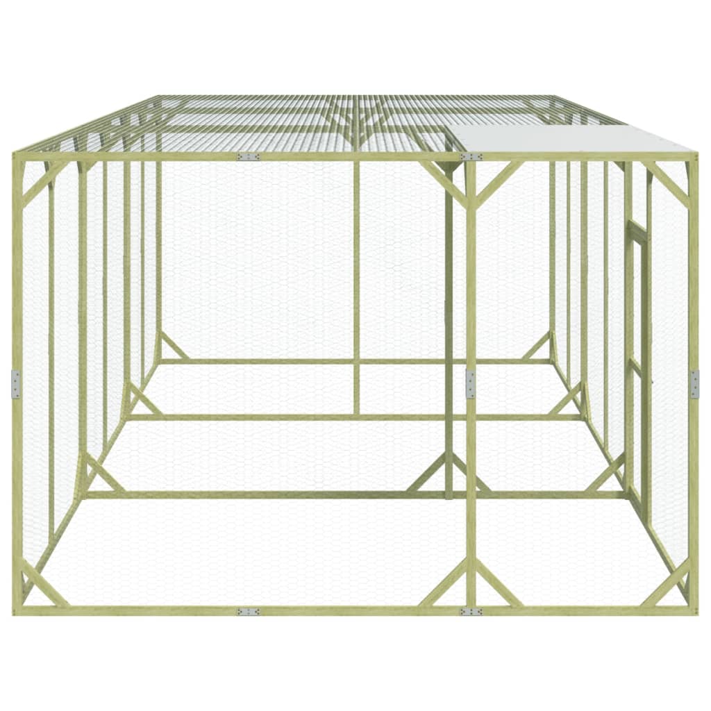 VIDAXL -Hühner Coop 600x300x200 cm imprägnierte feste Kiefer