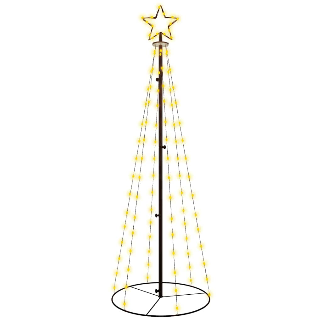 Vidaxl KegelKERSTBOOM 108 LEDs 70x180 cm warmes Weiß