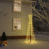 Vidaxl KegelKERSTBOOM 108 LEDs 70x180 cm warmes Weiß