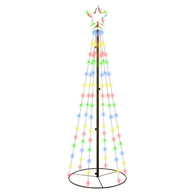 VIDAXL KegelKERSTBOOM 108 LEDs 70x180 cm Multi -Colored