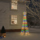VIDAXL KegelKERSTBOOM 108 LEDs 70x180 cm Multi -Colored