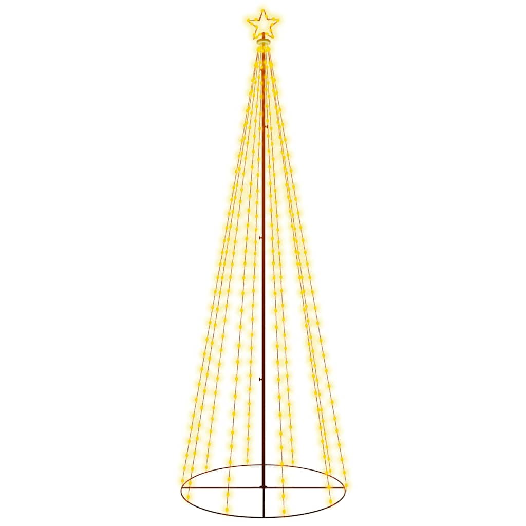 Vidaxl KegelKERSTBOOM 310 LEDs 100x300 cm warmes Weiß