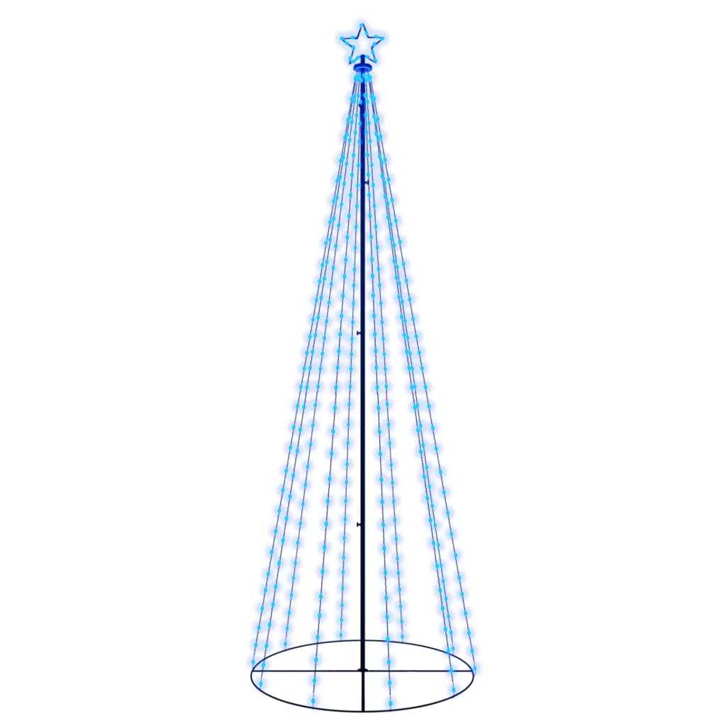 Vidaxl KegelKERSTBOOM 310 LEDs 100x300 cm Blau