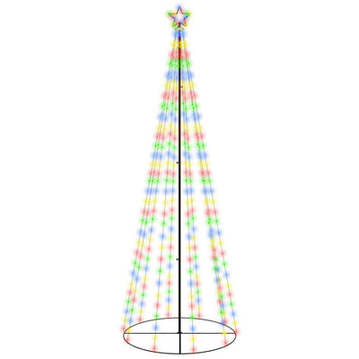 Vidaxl KegelKERSTBOOM 310 LEDs 100x300 cm Multi -Colored