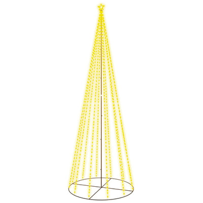 Vidaxl KegelKERSTBOOM 732 LEDs warmes Weiß 160 x 500 cm