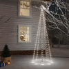 Vidaxx Weihnachtsbaum mit Erdspieß 310 LEDs kaltweiß 300 cm