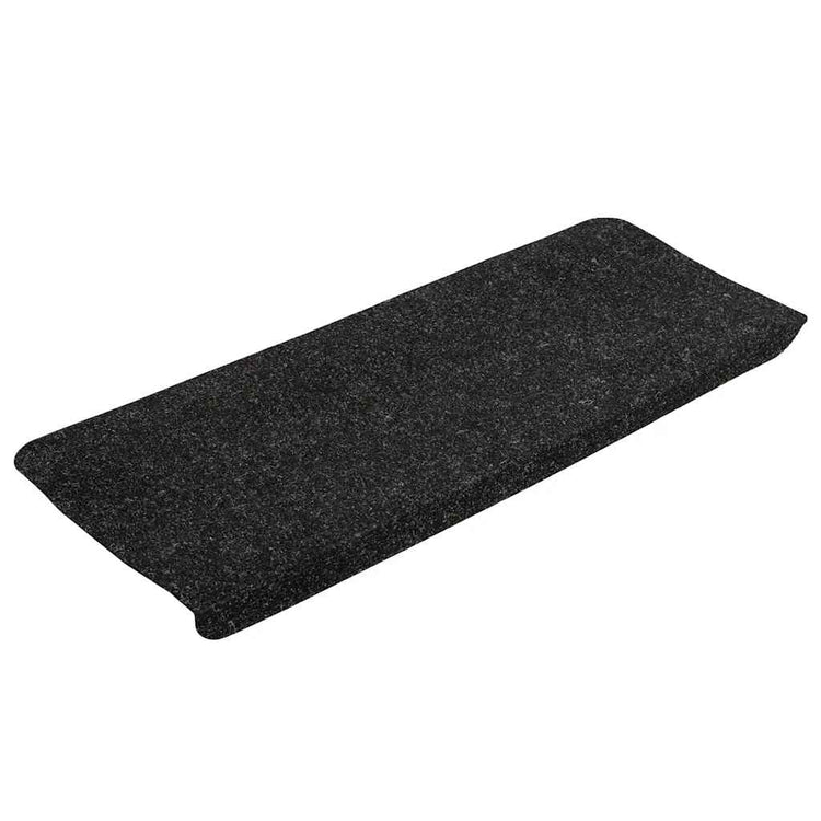 Vidaxl Treppenmatten Selbstadhäsiv 15 ST 65x24,5x3,5 cm Anthrazit -gelöscht