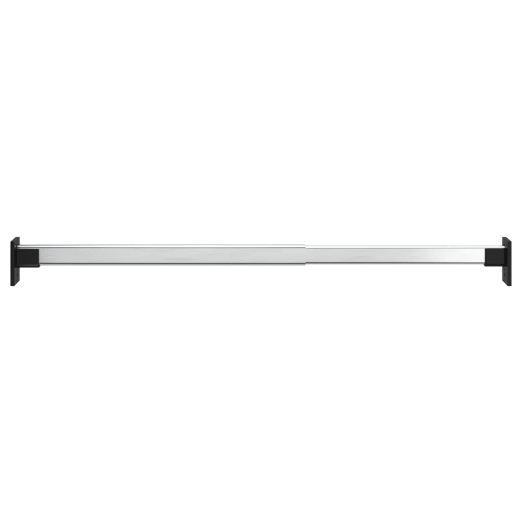 Vidaxl-Kleidungsstangen 2 ST Teleskop 58-100 cm Silberfarbe