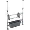 Vidaxx Arbeitsplatten-Organizer verstellbar aus Aluminium