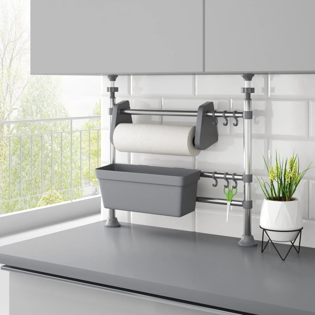 Vidaxx Arbeitsplatten-Organizer verstellbar aus Aluminium