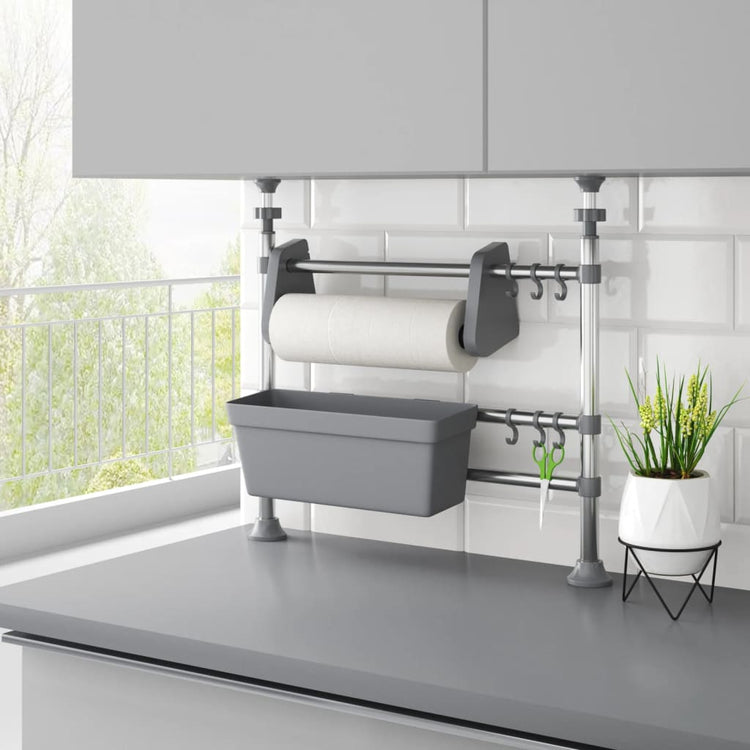 Vidaxx Arbeitsplatten-Organizer verstellbar aus Aluminium