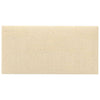 VIDAXL -Wandplatten 12 Stk 0,54 m² 30 x 15 cm Stoffcreme -Colored